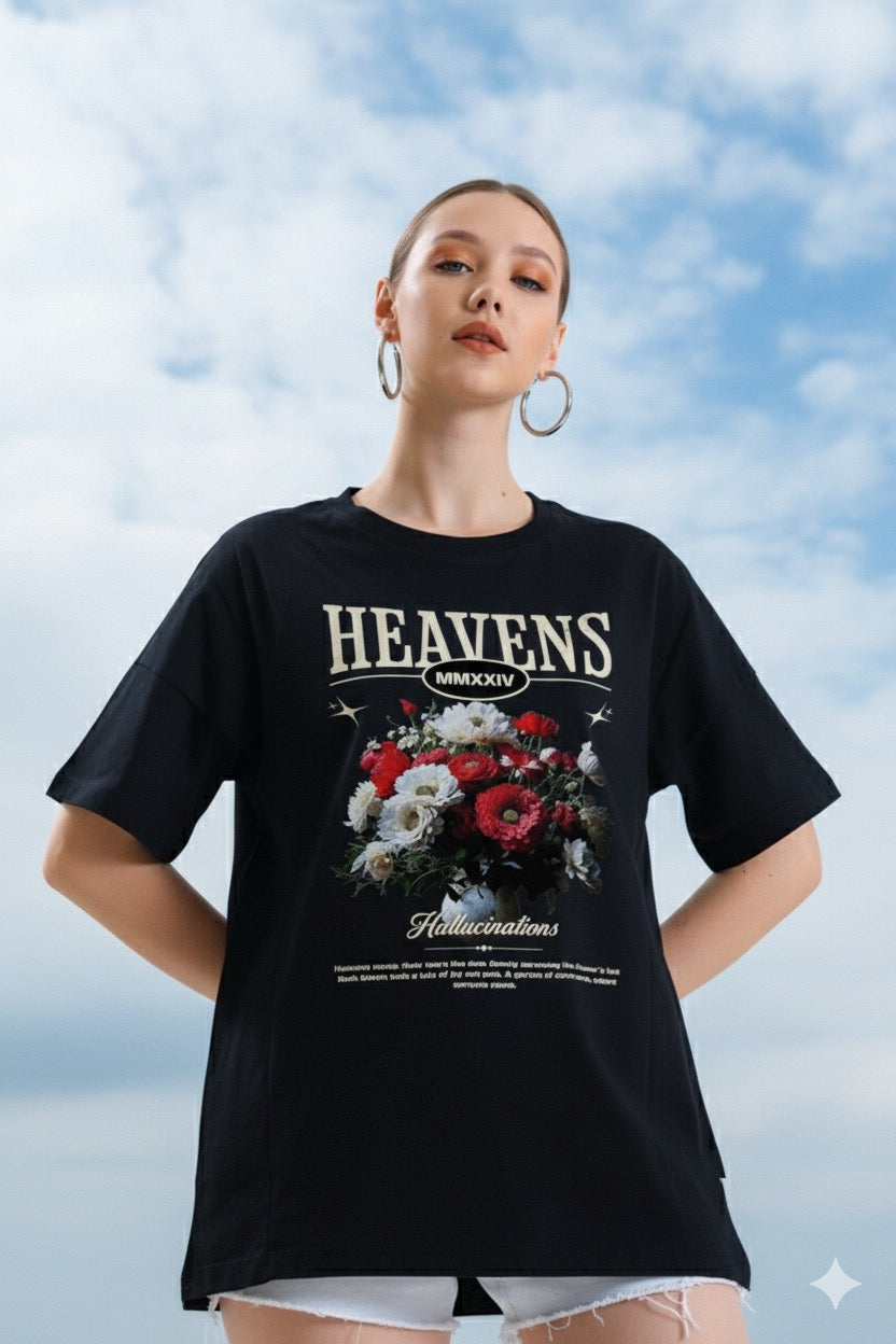 Heaven Flower Print T-shirt