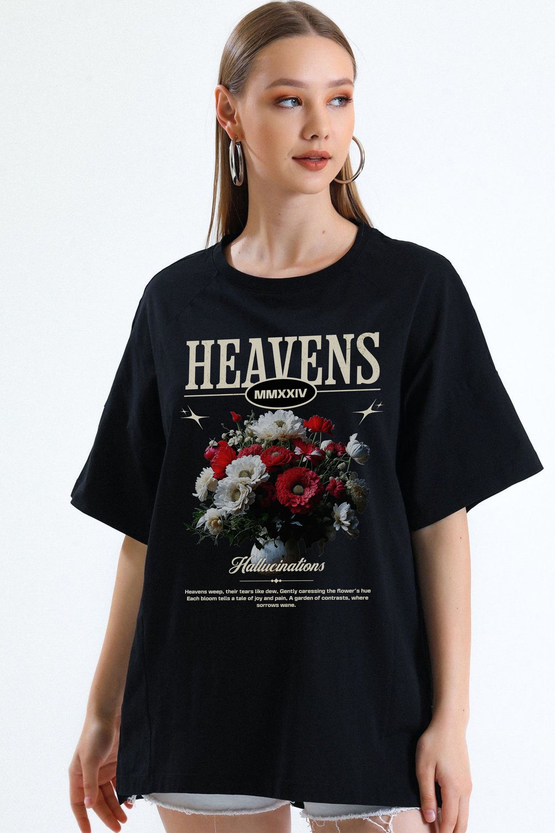 Heaven Flower Print T-shirt