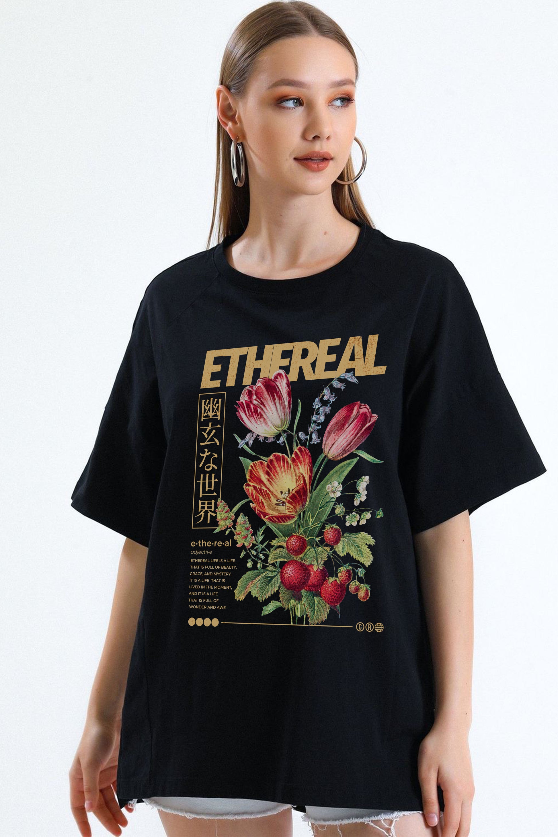 Eternal Flower Print T-shirt
