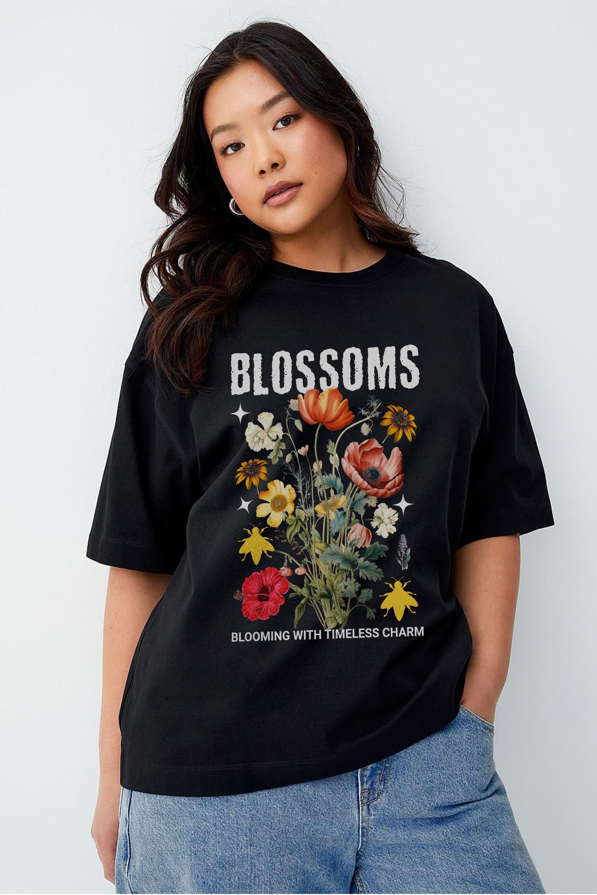 Blossom Flower power Print T-shirt